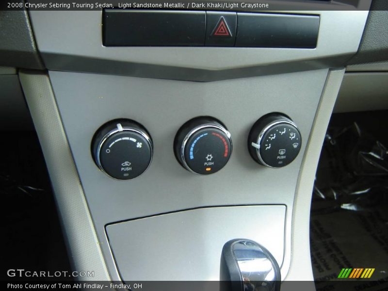 Light Sandstone Metallic / Dark Khaki/Light Graystone 2008 Chrysler Sebring Touring Sedan