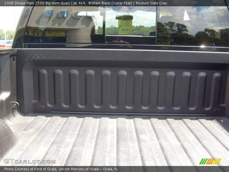 Brilliant Black Crystal Pearl / Medium Slate Gray 2008 Dodge Ram 2500 Big Horn Quad Cab 4x4