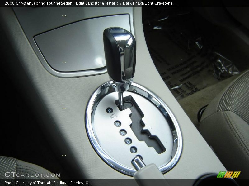 Light Sandstone Metallic / Dark Khaki/Light Graystone 2008 Chrysler Sebring Touring Sedan
