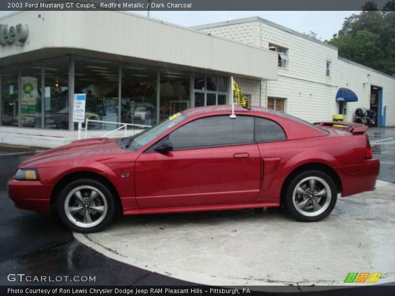 Redfire Metallic / Dark Charcoal 2003 Ford Mustang GT Coupe