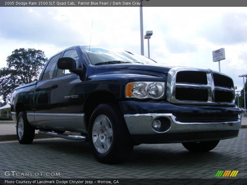 Patriot Blue Pearl / Dark Slate Gray 2005 Dodge Ram 1500 SLT Quad Cab