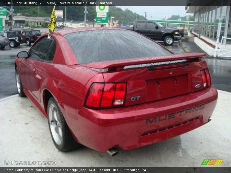 Redfire Metallic / Dark Charcoal 2003 Ford Mustang GT Coupe