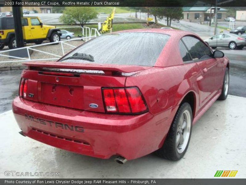 Redfire Metallic / Dark Charcoal 2003 Ford Mustang GT Coupe