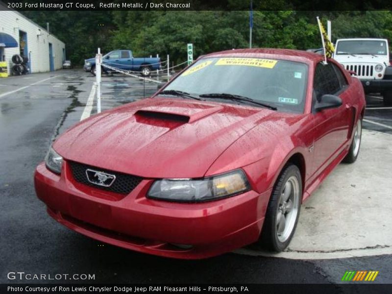 Redfire Metallic / Dark Charcoal 2003 Ford Mustang GT Coupe