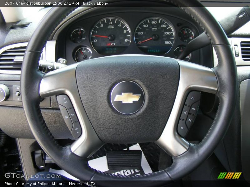 Black / Ebony 2007 Chevrolet Suburban 1500 Z71 4x4