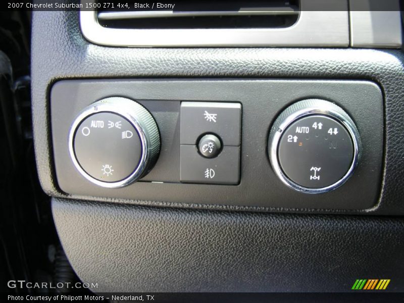 Black / Ebony 2007 Chevrolet Suburban 1500 Z71 4x4