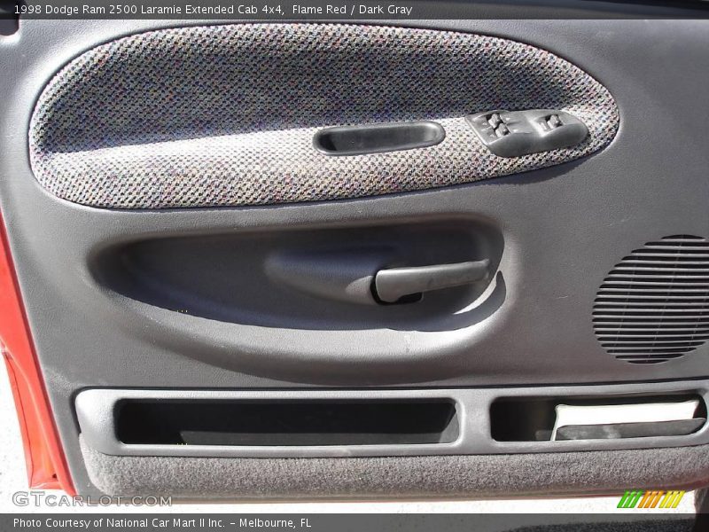 Flame Red / Dark Gray 1998 Dodge Ram 2500 Laramie Extended Cab 4x4