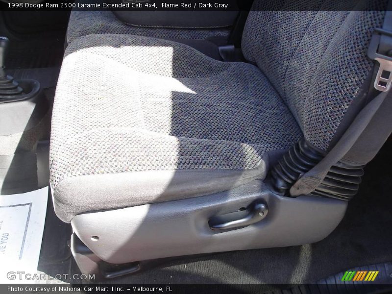 Flame Red / Dark Gray 1998 Dodge Ram 2500 Laramie Extended Cab 4x4