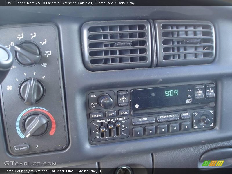 Flame Red / Dark Gray 1998 Dodge Ram 2500 Laramie Extended Cab 4x4