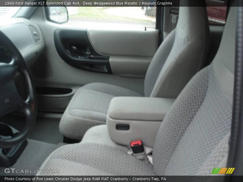 Deep Wedgewood Blue Metallic / Medium Graphite 1999 Ford Ranger XLT Extended Cab 4x4