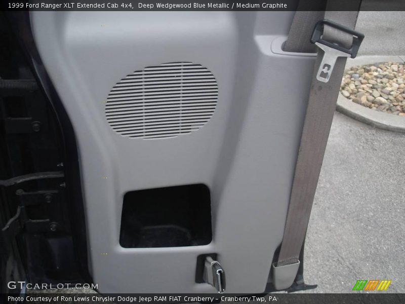 Deep Wedgewood Blue Metallic / Medium Graphite 1999 Ford Ranger XLT Extended Cab 4x4