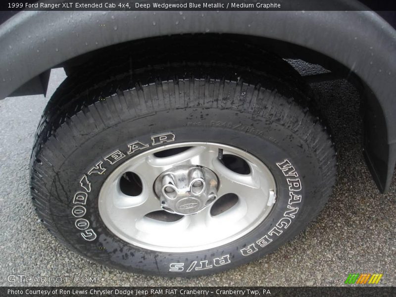Deep Wedgewood Blue Metallic / Medium Graphite 1999 Ford Ranger XLT Extended Cab 4x4
