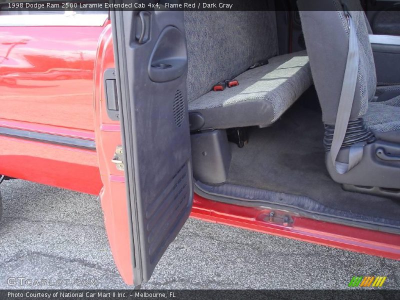 Flame Red / Dark Gray 1998 Dodge Ram 2500 Laramie Extended Cab 4x4