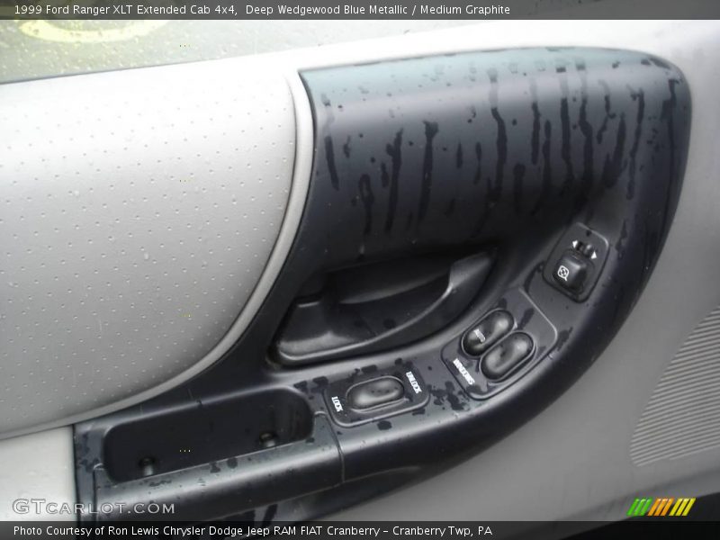 Deep Wedgewood Blue Metallic / Medium Graphite 1999 Ford Ranger XLT Extended Cab 4x4