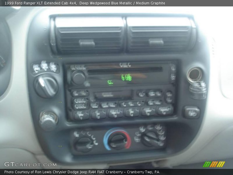 Deep Wedgewood Blue Metallic / Medium Graphite 1999 Ford Ranger XLT Extended Cab 4x4