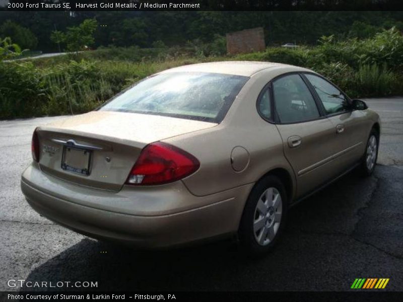 Harvest Gold Metallic / Medium Parchment 2000 Ford Taurus SE