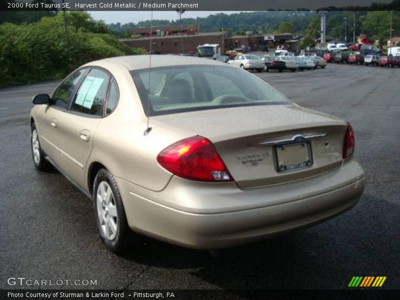 Harvest Gold Metallic / Medium Parchment 2000 Ford Taurus SE