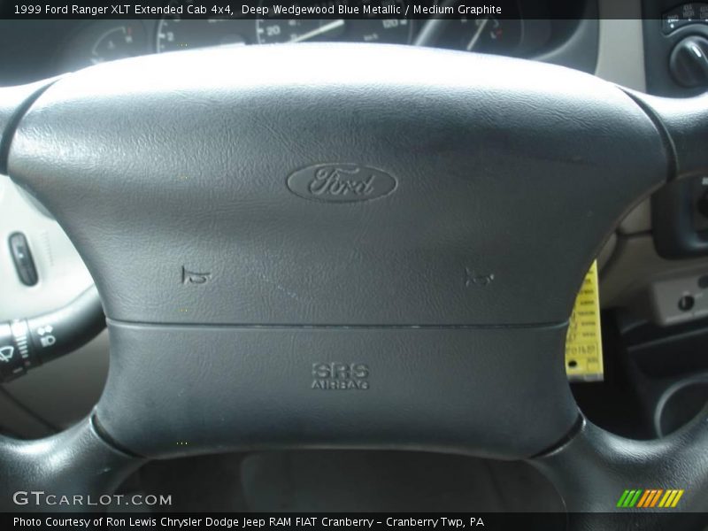 Deep Wedgewood Blue Metallic / Medium Graphite 1999 Ford Ranger XLT Extended Cab 4x4