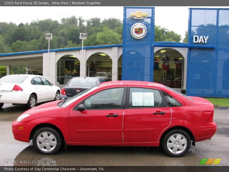 Infra-Red / Medium Graphite 2003 Ford Focus SE Sedan