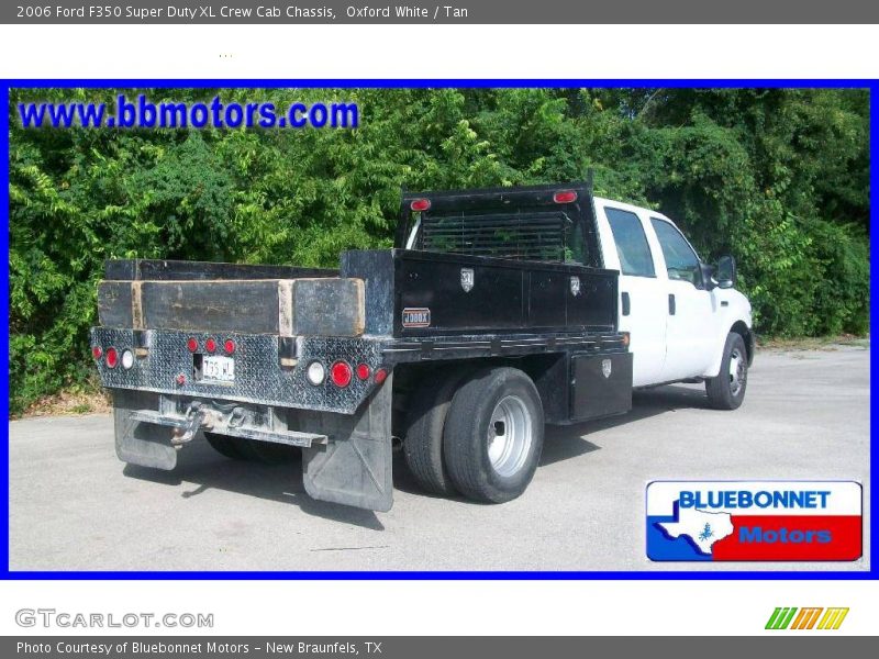 Oxford White / Tan 2006 Ford F350 Super Duty XL Crew Cab Chassis