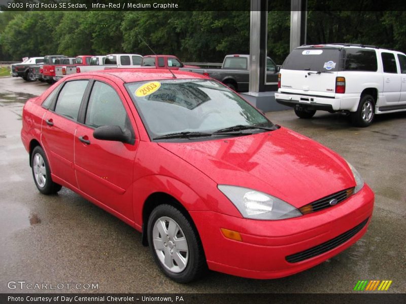 Infra-Red / Medium Graphite 2003 Ford Focus SE Sedan