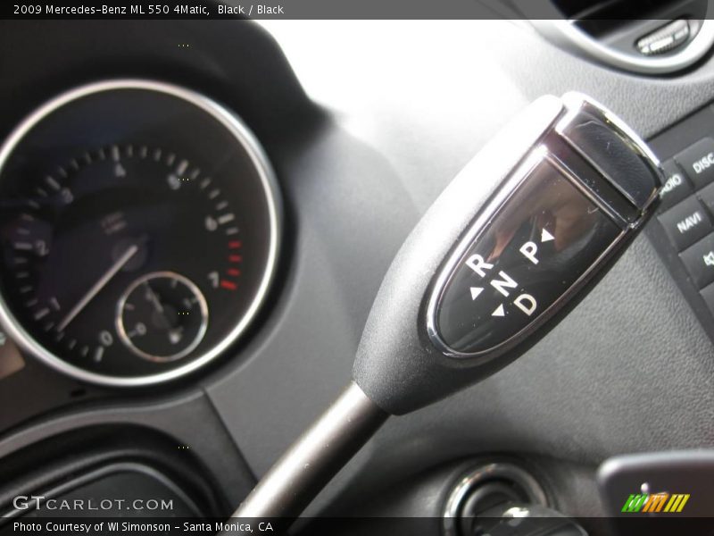 Black / Black 2009 Mercedes-Benz ML 550 4Matic