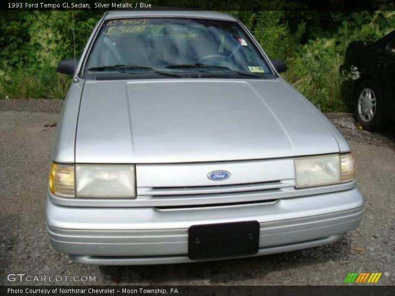 Silver Metallic / Blue 1993 Ford Tempo GL Sedan