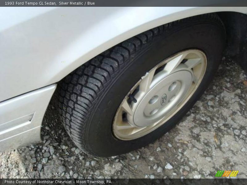 Silver Metallic / Blue 1993 Ford Tempo GL Sedan