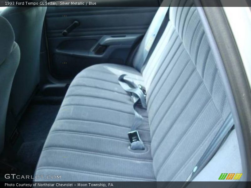 Silver Metallic / Blue 1993 Ford Tempo GL Sedan