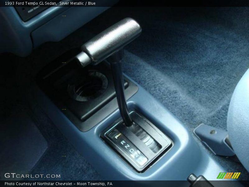 Silver Metallic / Blue 1993 Ford Tempo GL Sedan