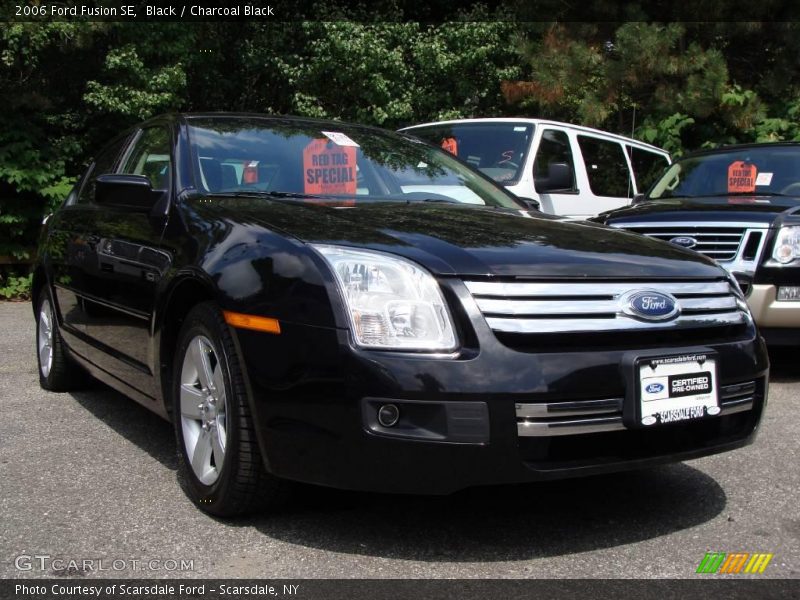 Black / Charcoal Black 2006 Ford Fusion SE
