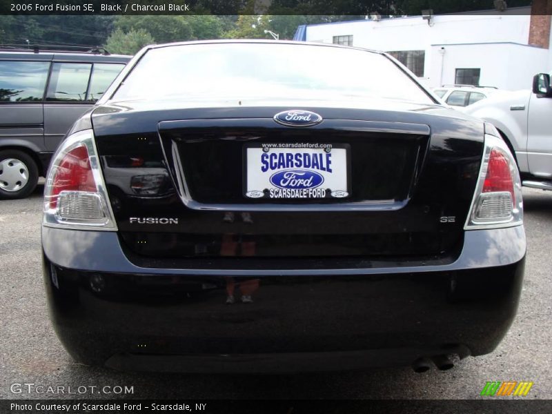 Black / Charcoal Black 2006 Ford Fusion SE