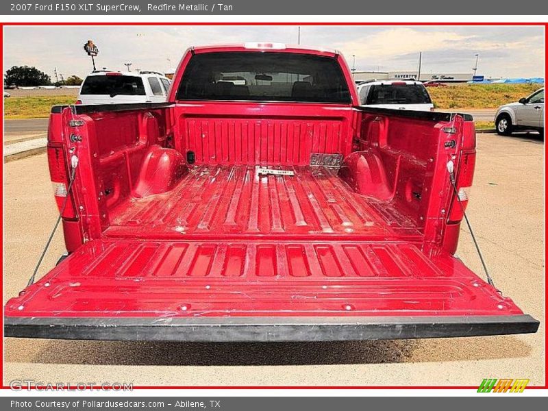 Redfire Metallic / Tan 2007 Ford F150 XLT SuperCrew