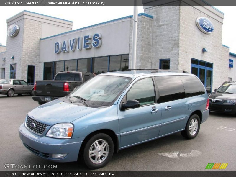 Windveil Blue Metallic / Flint Gray 2007 Ford Freestar SEL