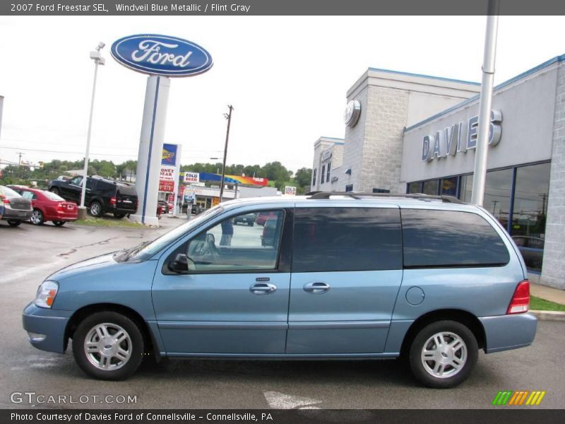 Windveil Blue Metallic / Flint Gray 2007 Ford Freestar SEL