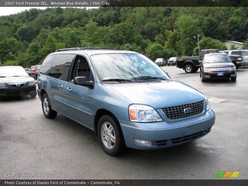 Windveil Blue Metallic / Flint Gray 2007 Ford Freestar SEL