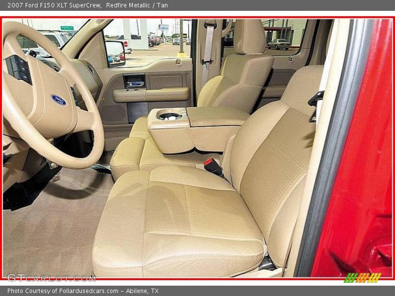 Redfire Metallic / Tan 2007 Ford F150 XLT SuperCrew