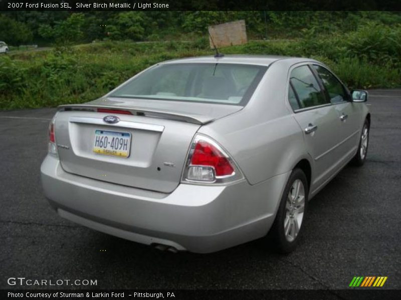 Silver Birch Metallic / Light Stone 2007 Ford Fusion SEL