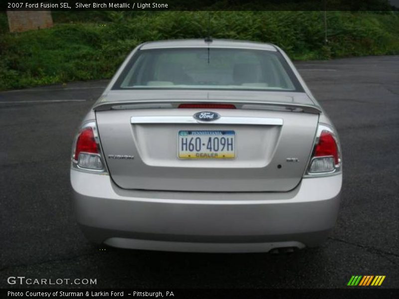 Silver Birch Metallic / Light Stone 2007 Ford Fusion SEL