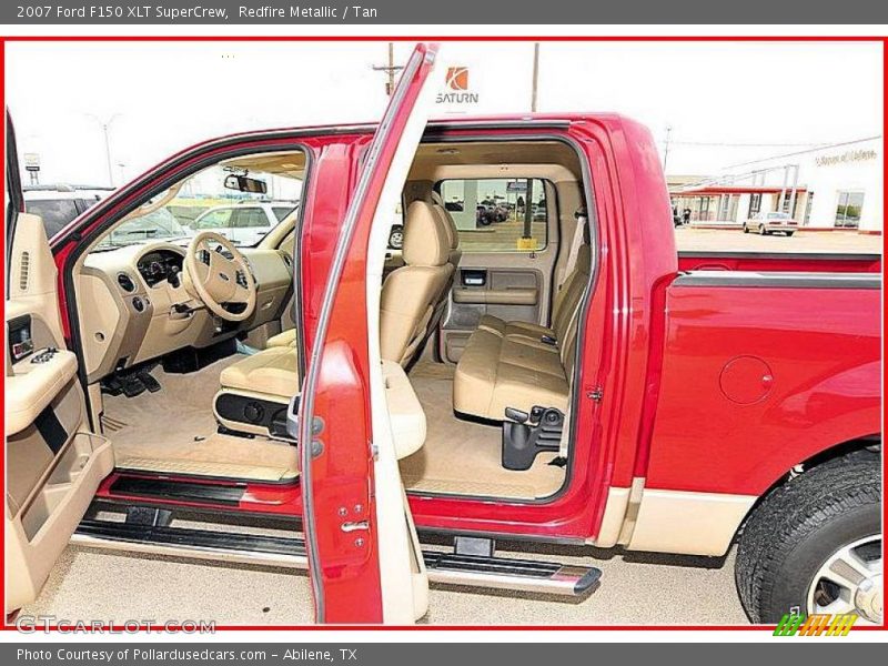 Redfire Metallic / Tan 2007 Ford F150 XLT SuperCrew