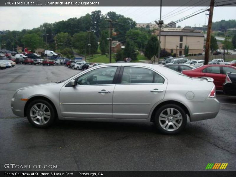Silver Birch Metallic / Light Stone 2007 Ford Fusion SEL