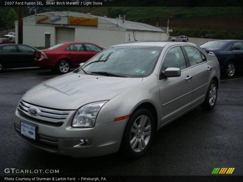 Silver Birch Metallic / Light Stone 2007 Ford Fusion SEL