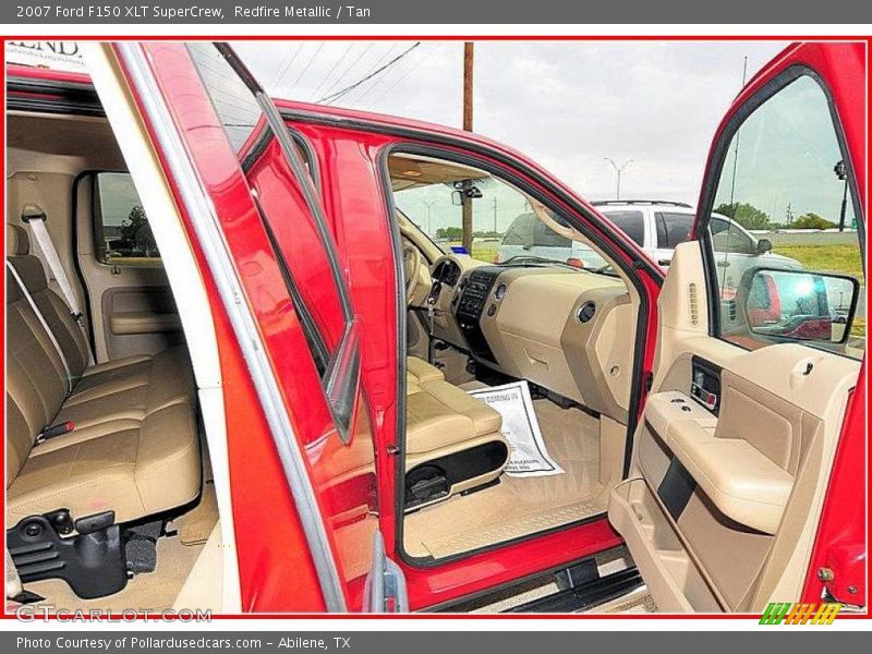 Redfire Metallic / Tan 2007 Ford F150 XLT SuperCrew