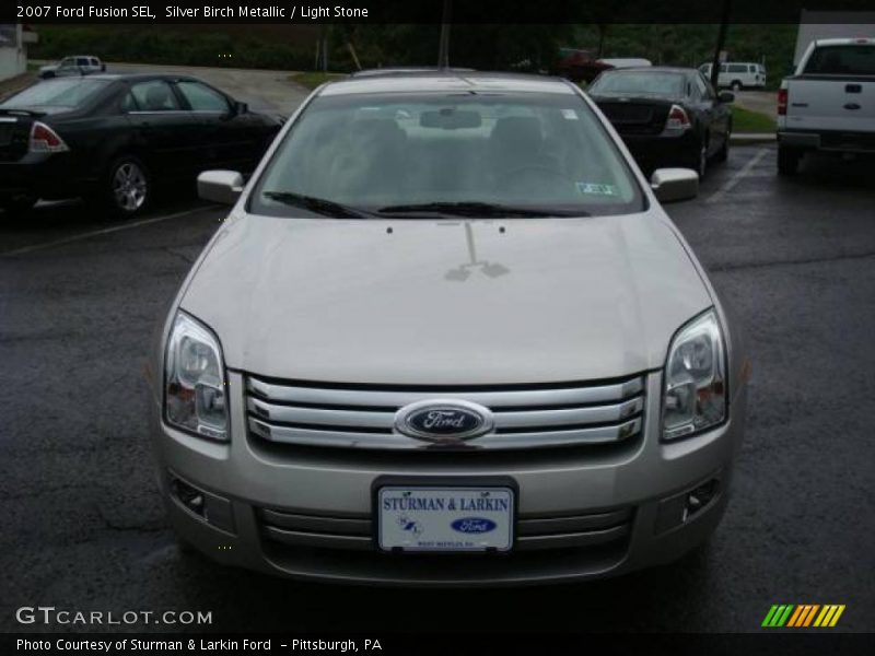 Silver Birch Metallic / Light Stone 2007 Ford Fusion SEL