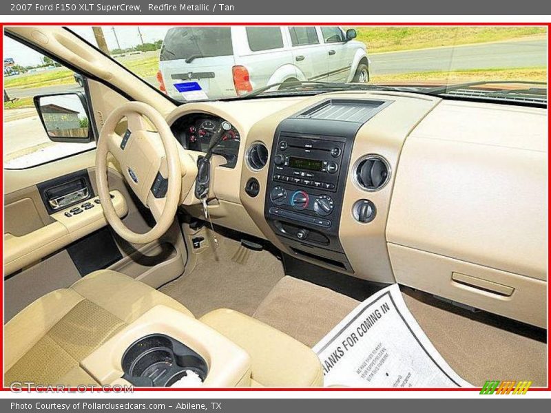 Redfire Metallic / Tan 2007 Ford F150 XLT SuperCrew