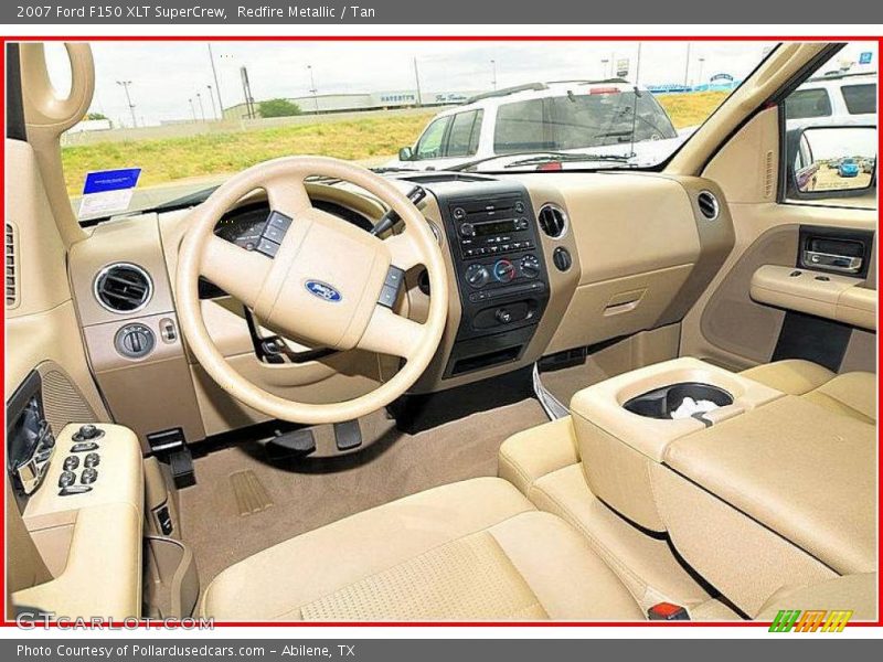 Redfire Metallic / Tan 2007 Ford F150 XLT SuperCrew
