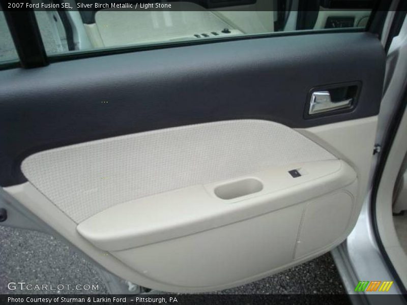 Silver Birch Metallic / Light Stone 2007 Ford Fusion SEL