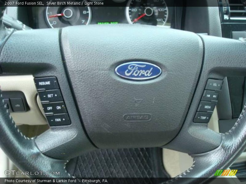 Silver Birch Metallic / Light Stone 2007 Ford Fusion SEL