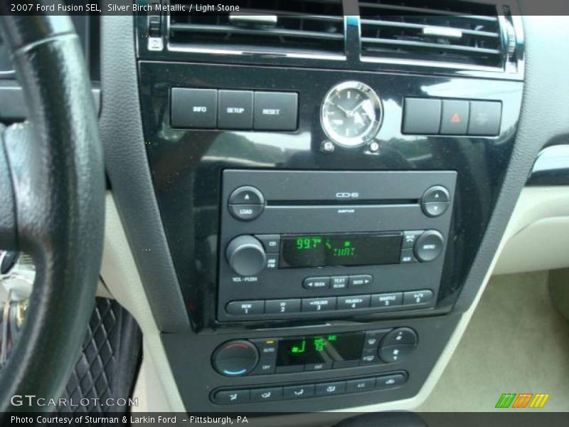 Silver Birch Metallic / Light Stone 2007 Ford Fusion SEL
