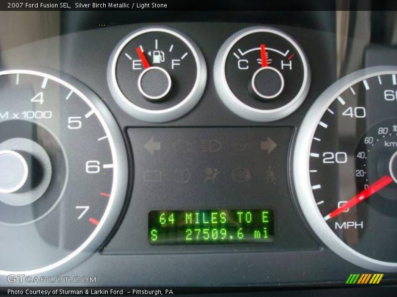 Silver Birch Metallic / Light Stone 2007 Ford Fusion SEL